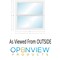 Factory 2U Windows Single Hung Window 36in x 36in Black Ext / White Int Vinyl LowE Insulated Glass High Alt 803752 - alternate 2