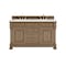 James Martin Vanities Brookfield 60 in. Double Vanity, Pecan w/ 3 CM Ethereal Noctis Silestone  Top 547-V60D-PCN-3ENC - alternate 1
