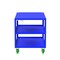 Valley Craft Utility Cart, Steel, 2000 lb Load Capacity, 53 in L, 30 in W F89175BUPY - alternate 3