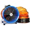 Edendirect 12 in. 1-Speed Heavy Duty Drum Fan in Blue with 3350 RPM, Button Control IR-TY-ZLFJ-TZ - alternate 1