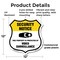Signmission Security Notice Shield Sign This Propert, 12 Inch X 12 Inch, Plastic Sign SHI-P-12-461 - alternate 4