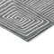 Homeroots 5' X 8' Charcoal And Ivory Geometric Washable Indoor Outdoor Area Rug 600733 - alternate 2
