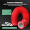 Ipower HealSmart 4 Inch 8 FT Flexible Aluminum Ducting, Red GLDUCT4X8CPVCRED - alternate 2