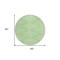 Homeroots 8' Mint Green And Ivory Round Geometric Washable Indoor Outdoor Area Rug 598594 - alternate 3
