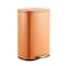 Happimess Connor Rectangular 13.2-Gallon Trash Can with Soft-Close Lid and FREE Mini Trash Can, Carrot Cake HPM1006K - alternate 3