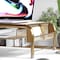 Martha Stewart Ryder Gold Mesh Metal Desktop Monitor Stand Riser with Organizer Drawer and Side Storage HH-OHD04-GLD-MS - alternate 3