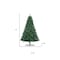Homeroots 6' Full Spruce Christmas Tree 698946 - alternate 2