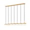 Z-Lite Renaud Modern Gold 7 Light Linear Chandelier 827P6-7L-MGLD-LED - alternate 1