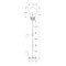 Monarch Specialties Lighting, 71-in. h, Floor Lamp, Brass Metal, Contemporary I 9682 - alternate 2