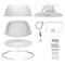 Ledvance/ Sylvania UFOHghBay, Wht, ValuClss, 1113/16inL UFOHIBA3A/S150UNVD8SC7/WH - alternate 3