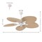 Jonathan Y Raffles 52" Bohemian Industrial Metal/Plastic Mobile-App/Remote-Controlled 6-Speed Palm Blade Ceilin JYL9719E - alternate 3