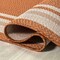 Jonathan Y James Modern Border Stripe Orange/Cream 3 ft. x 5 ft. Indoor/Outdoor Area Rug SMB201D-3 - alternate 2