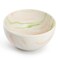 Elama Fine Marble 16 Piece Porcelain Dinnerware Set in Orange and Green EL-FINEMARBLE-OG - alternate 3