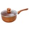 Better Chef 2 Qt. Copper Colored Ceramic Coated Saucepan with glass lid SP6 - alternate 3