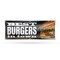 Signmission The Best Burgers In Town, 24 Inch x 72 Inch, Vinyl Banner B-72-30887 - alternate 1
