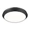 Z-Lite Quasars Matte Black 1 Light Flush Mount 7701F20-MB-LED - alternate 3