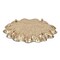 Homeroots 10in Gold Metal Handmade Leaf Trinket Tray 713010 - alternate 2