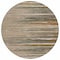 Homeroots 8' Taupe Copper And Green Round Striped Washable Indoor Outdoor Area Rug 597297 - alternate 5
