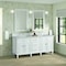 James Martin Vanities Lorelai 72'' D Vanity, Bright White w/ Victorian Sil Silestone Top w/FreePower Wireless Charger 424-V72-BW-FVSL - alternate 4