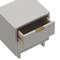 Manhattan Comfort Elara 18 in Solid Wood Nightstand in Light Gray (2-Drawer) NS1780-6 - alternate 2