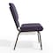 Flash Furniture Purple Fabric Church Chair, PK4 4-FD-CH02185-GV-ROY-BAS-GG - alternate 3