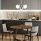 Z-Lite Realm Sphere 3 Light Chandelier, Brushed Nickel, 17.25 In W x 6.25 In H 7517-3BN - alternate 3