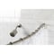 Kingston Brass 60"-72" Stainless Steel Adjustable Single Curved Shower Curtain Rod, Brushed Nickel CC6728 - alternate 2