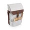 Picnic Time Family Of Brands 2 Bottle Insulated Wine & Cheese Cooler Tote, White 540-04-187-000-0 - alternate 1