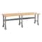 Tennsco Work Bench with Butcher Block Top and Flared Legs, Butcher Block, 96" W, 33-3/4" Height, 4000 lb. WB-1-3096W - alternate 1