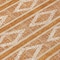 Homeroots 9' X 12' Copper And Ivory Geometric Washable Indoor Outdoor Area Rug 599656 - alternate 3