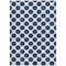Homeroots 8' X 10' Navy Blue And Ivory Polka Dot Washable Indoor Outdoor Area Rug 614926 - alternate 2