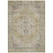 Homeroots 8' X 10' Wheat Terra Cotta And Black Oriental Washable Indoor Outdoor Area Rug 603800 - alternate 3