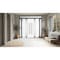 Vdomdoors Metal Double Doors Deux 1717 Gray Graphite Frosted Glass 2 Sidelights and Top Transom Entry Modern DEUX1717DEXD-GRE-W14+72+14xH96+16-LH-I - alternate 2