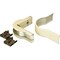Legrand External Elbow Raceway, 2400D Series, 2 Channel, 6-1/2 in W, 1.87 in H, 6-1/2 in L, Ivory V2418DFO - alternate 1