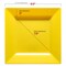 Smarty Had A Party 9.5" Yellow Square Plastic Dinner Plates (120 Plates), 120PK 6809-CASE - alternate 3