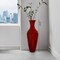 Uniquewise Red Modern 37 inch Tall Classic Bamboo Floor Vase Handmade for Dried Flowers Branches Fillers QI003243.N - alternate 4