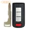 Aks Keys Smart Remote Key Fob Compatible with Mitsubishi 2008 - 2020 3B FCC# OUC644M-KEY-N RC-MITSUBISHI-18C - alternate 2