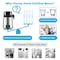 Vevor 4L Water Distiller 1.5L/H Distilled Water Maker Timing Dual-Temp Silver YMK40230 - alternate 2