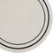 Homeroots 4' Ivory And Black Round Indoor Outdoor Area Rug 545970 - alternate 3