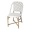 Homeroots White And Brown Faux Rattan Dining Chair 389600 - alternate 3
