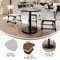 Flash Furniture 36" RND Tabletop, Seamless Surface Technology, Gray Faux Concrete, 24" Black Round Table Height Base ST-RD36-CMGY-TR24-GG - alternate 2
