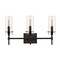 Jonathan Y Cato 21.25" 3-Light Modern Farmhouse Iron/Glass LED Vanity, Oil Rubbed Bronze/Clear JYL7807A - alternate 3