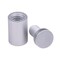 Beeline 4-Piece Economical Aluminum Standoff Kit, 1 in x 1 in, Textured Silver SPA11A - alternate 1