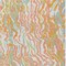 Homeroots 9' X 12' Coral Green And Copper Abstract Washable Indoor Outdoor Area Rug 600286 - alternate 3