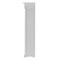 Homeroots 39" Off White Solid Wood Frame Curio Cabinet With Glass Doors 523200 - alternate 3