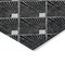 Homeroots 3' X 5' Black Gray And Ivory Geometric Washable Indoor Outdoor Area Rug 594683 - alternate 3