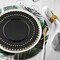 Smarty Had A Party Black with Gold Pearl String Round Disposable Plastic Dinnerware Value Set, 240PK 8870-BGVP-CASE - alternate 3