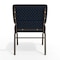 Flash Furniture Hercules Church Chair, Blue Back, 21-1/4 in W 25" L 33" H, Fabric Seat FD-CH0221-4-GV-S0810-GG - alternate 4