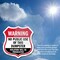 Signmission Dumpster Shield Sign Warning No Public U, 6 inch X 6 inch, Plastic Sign, 2PK SHI-P-2PACK-6-379 - alternate 2