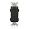 Leviton Straight Blade Receptacle, 5-20R, 20 A, 125V AC, Isolated Ground MD830-IGE - alternate 1